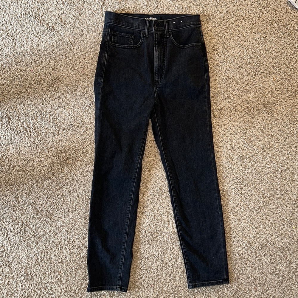 Super High Rise Black Jeans